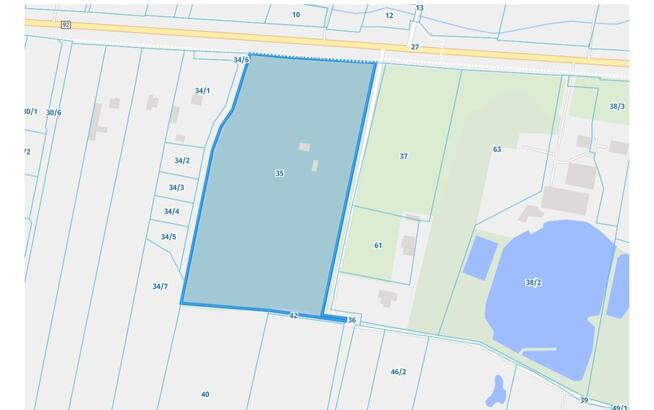 Teren UP,UM pod Błoniem obok CPK, Centra logistyki