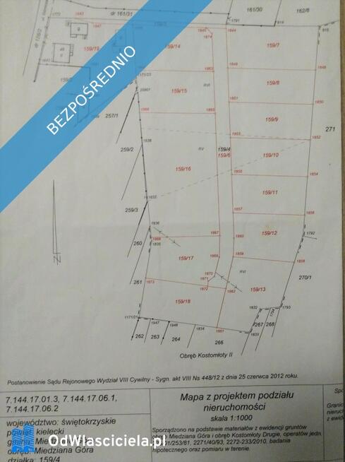 SPRZEDAM DZIAŁKĘ BUDOWLANĄ W MIEDZIANEJ GÓRZE w pięknej okolicy