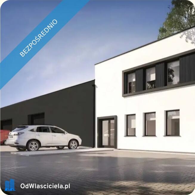 Działka z budynkiem magazyn biura w trakcie budowy przy DK8 Polanica Zdrój