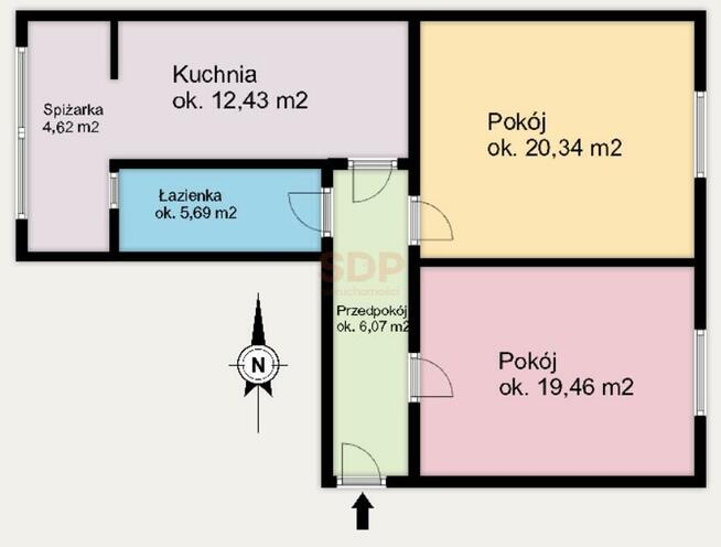 Mieszkanie Wrocław Krzyki, Tarnogaj, Tarnogajska
