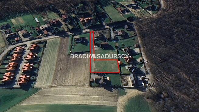 Działka budowlana Lusina gm. Mogilany, Św. Floriana