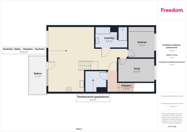 Przestronne 5-pok. mieszkanie z balkonem i fotowol