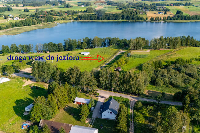 Wyjątkowa działka nad jeziorem Szelment Wlk