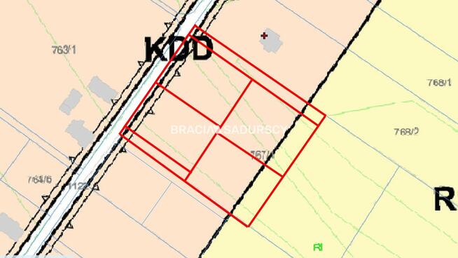 Działka budowlana Sieciechowice gm. Iwanowice