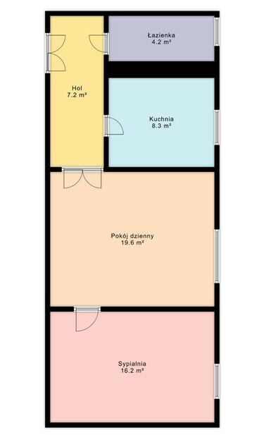 Mieszkanie 56m2 przy Parku Strzeleckim i Dworcu Głównym