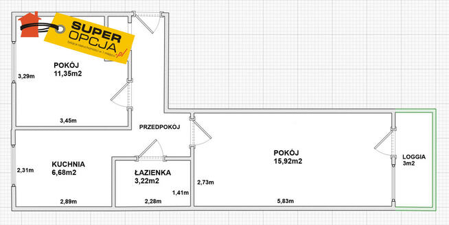 Mieszkanie Kraków gm. Kraków-Nowa Huta Bieńczyce,
