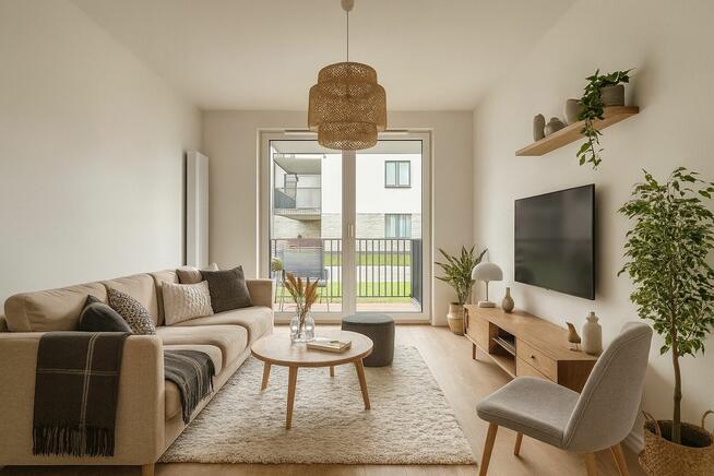 GOTOWE - 40 m2 / 2 pokojowe / OGRÓDEK / garaż podziemny