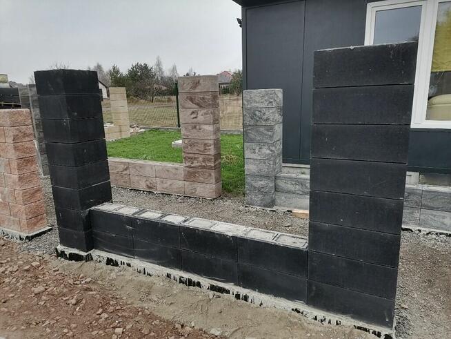 pustaki ogrodzeniowe Front ogrodzenia Styrobud