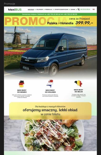 Busy do Holandii Niemiec i Belgii