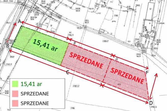 Działka budowlana Rakszawa 15,41 ar / uzbrojona / WZ