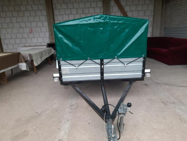 Oryginalna przyczepka RYDWAN 205x130 z plandeką, na resorac