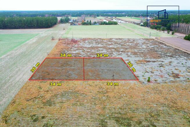 Działki letniskowe - 1 km od jeziora, 2 km od rzeki