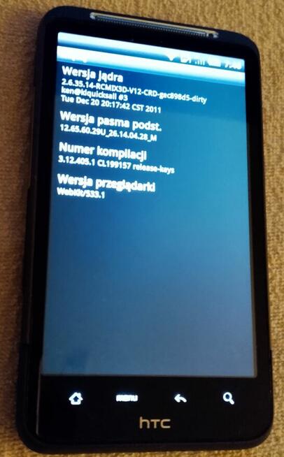 Telefon HTC Desire HD.