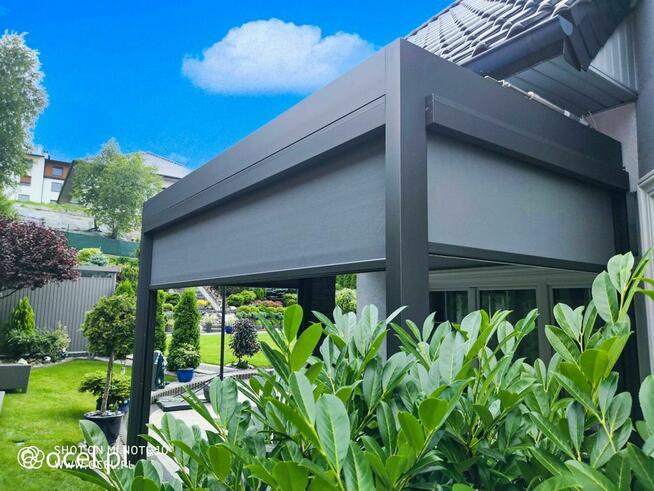 Pergola patio weranda aluminiowa automatyczna.