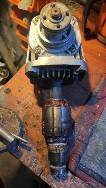 Wirnik z przekładnią do szlifierki