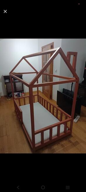 Łóżeczko domek - odnowione !!!