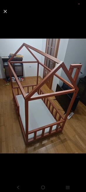 Łóżeczko domek - odnowione !!!