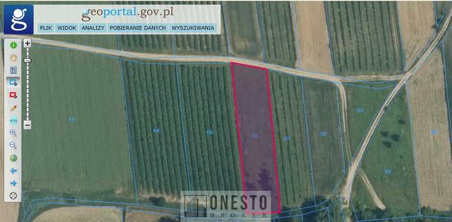 Działka rolna Nałęczów