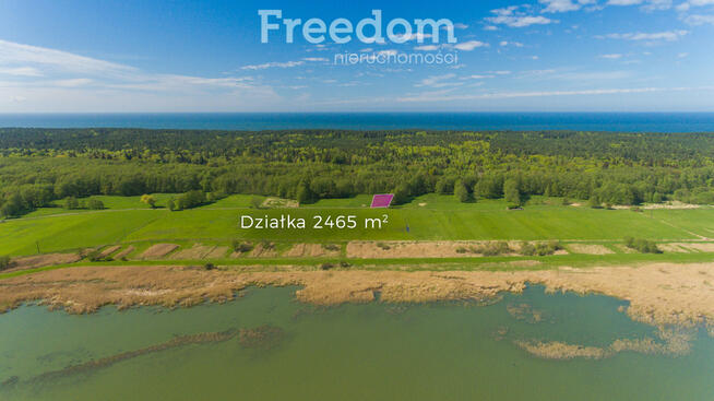 Działka w Krynicy Morskiej z widokiem na Zalew