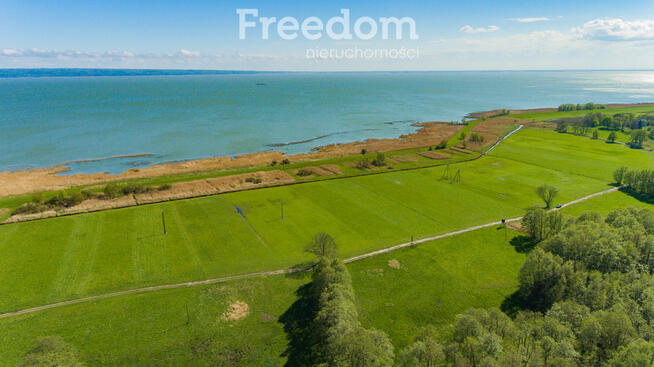 Działka w Krynicy Morskiej z widokiem na Zalew
