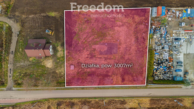 Działka w Dworku tuż przy trasie S7