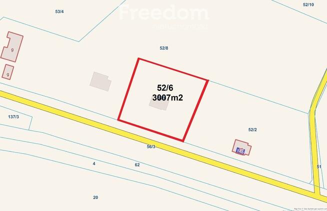 Działka w Dworku tuż przy trasie S7