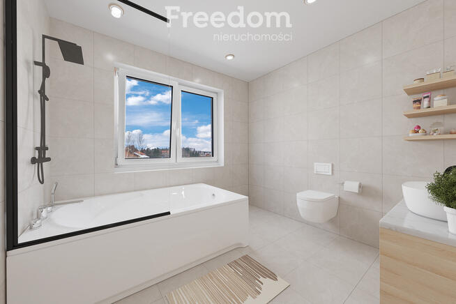 Bliźniak z garażem na kameralnym osiedlu