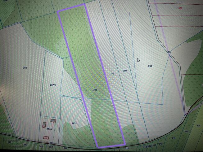 Działka o pow. 2,08 ha w m. Kawęczyn gm. Ciepielów