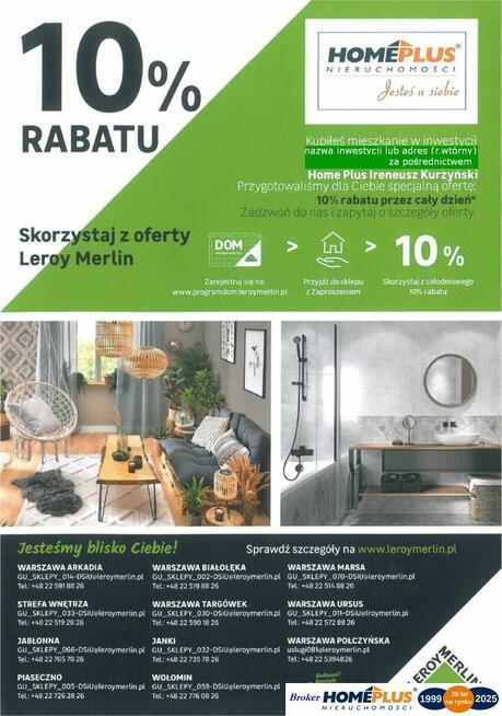 0%, deweloperski apartament - Górny Mokotów