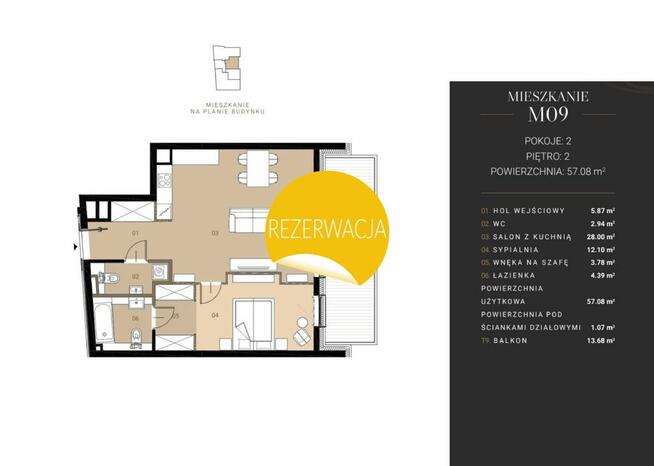 0%, deweloperski apartament - Górny Mokotów