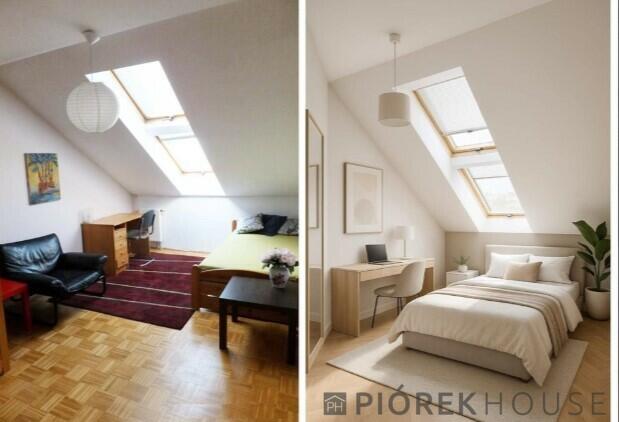 Dwupoziomowe mieszkanie na Ursynowie