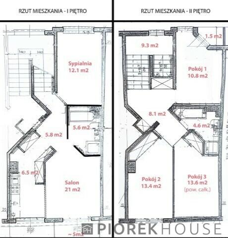 Dwupoziomowe mieszkanie na Ursynowie