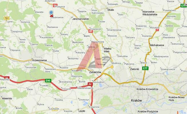 Działka budowlana Czubrowice gm. Jerzmanowice-Przeginia, Czubrowice