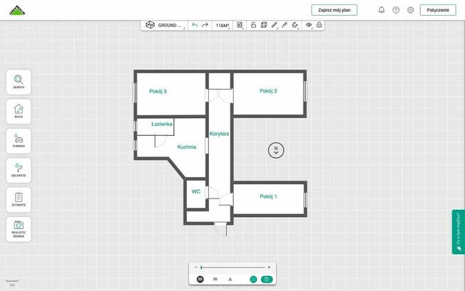 Mieszkanie Szczecin Drzetowo, Parkowa