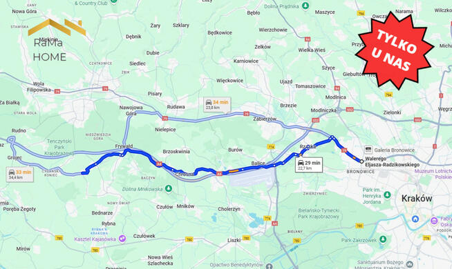 Działka budowlana Zalas gm. Krzeszowice, Na Skotnicę