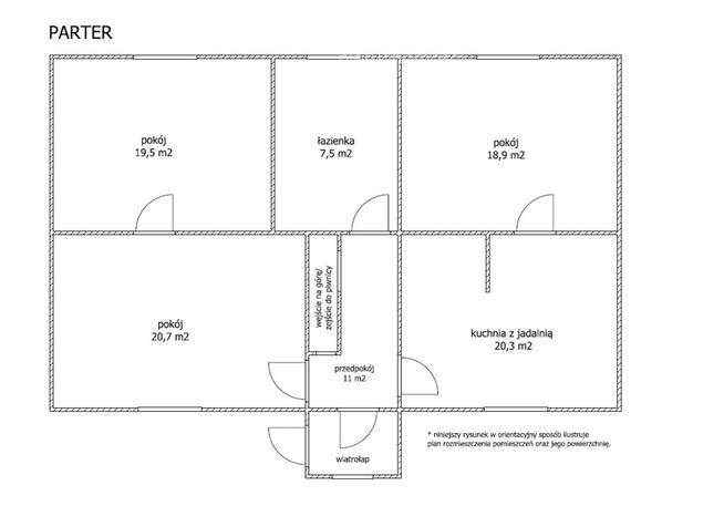 Dom po generalnym remoncie, graniczący z lasem