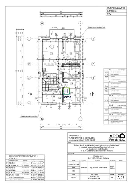 Mieszkanie Wieliczka, Jaworowa