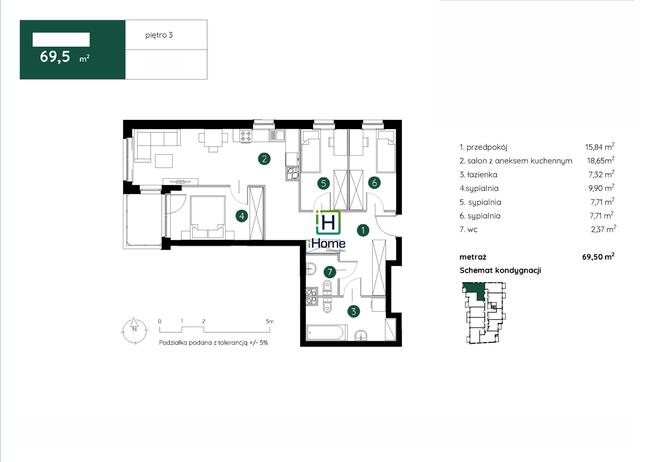 Mieszkanie Kraków Kraków-Podgórze, Podgórze, A. Fredry