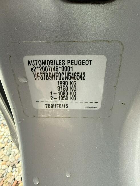 Peugeot Partner 1.6HDi 2014r 3-Osobowy Klimatyzacja Drzwi Boczne VAT-1