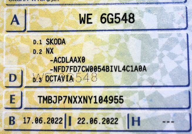 Škoda Octavia Automat SalonPL FV23% Ambition 1WŁ Kamera LED Tempomat Gwarancja