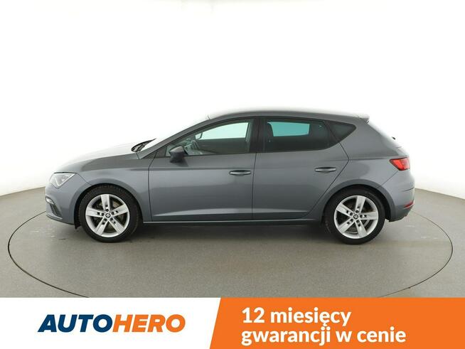 Seat Leon 2.0 TDI Automat FR Nawigacja Tempomat Aktywny Grzane Fotele Full LED