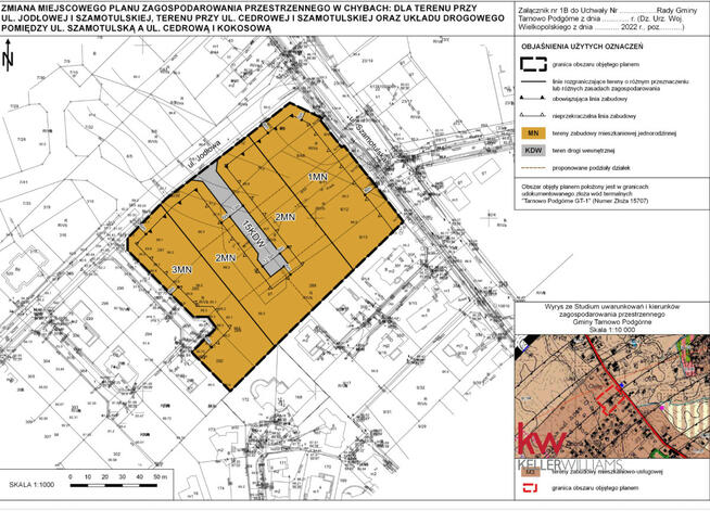 Działka inwestycyjna Chyby gm. Tarnowo Podgórne, Szamotulska