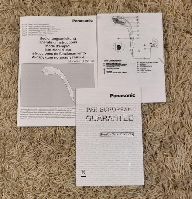 Masażer Panasonic-super urządzenie do masażu pleców i ciała