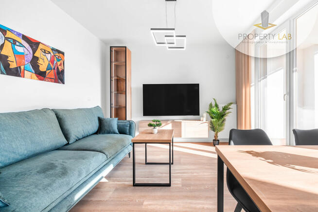 Do wynajęcia 2-pokojowe mieszkanie z balkonem | Wyścigowa 39