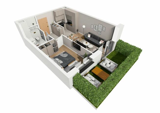 40m2 - NOWE /NAJTAŃSZE z OGRÓDKIEM !! - bezpośrednio