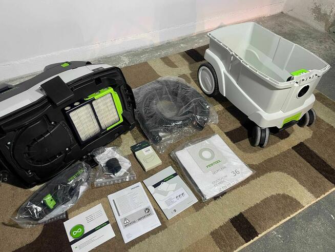 Festool Odkurzacz i Szlifierka CTM 36, PLANEX LHS 2