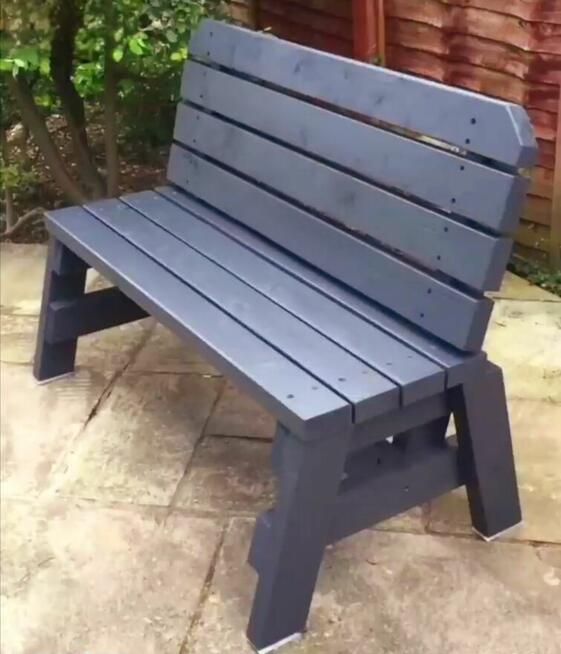 Ławka ogrodowa drewniana