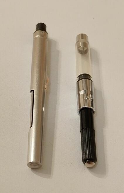 Zbiornik na atrament do pióra Parker starego typu + gratis.