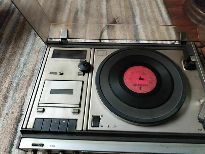 Radio adapter magnetofon kasetowy kombajn uszkodzony