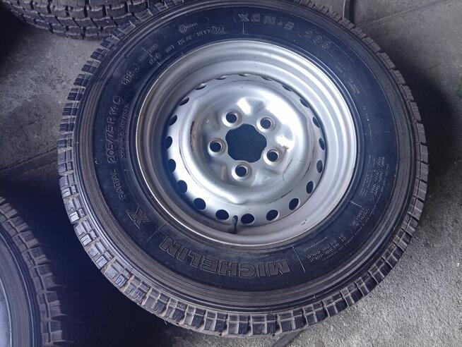 Koła zimowe Michelin 205/75 r14C z kolcami